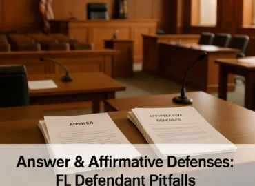 Answer + Affirmative Defenses: The Part Most Defendants Botch