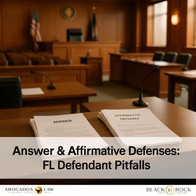 Answer + Affirmative Defenses: The Part Most Defendants Botch