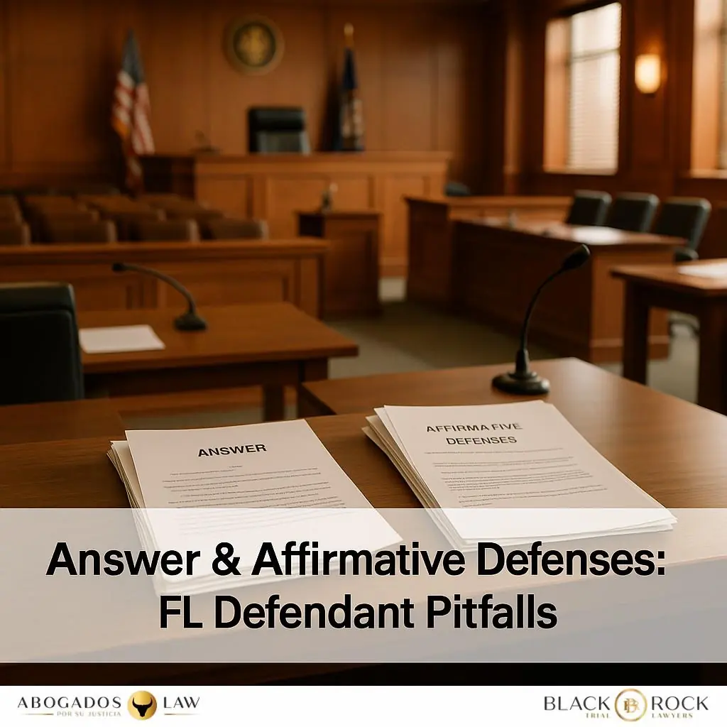 Answer + Affirmative Defenses: The Part Most Defendants Botch