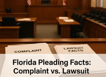 Complaint vs. Lawsuit ‘Facts’: What Actually Matters in Florida Pleadings
