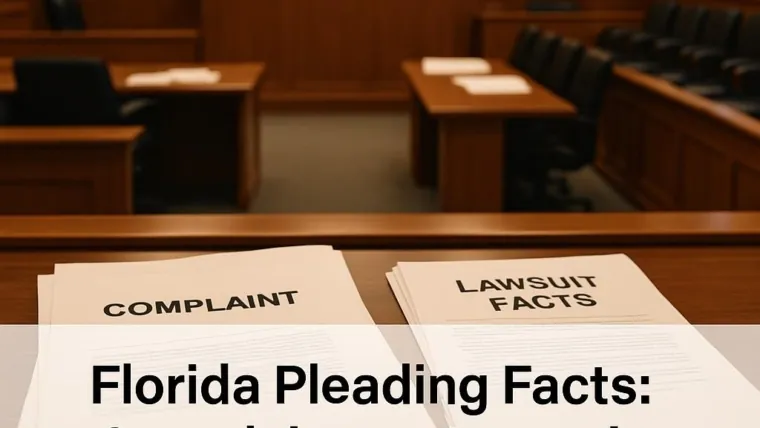 Complaint vs. Lawsuit ‘Facts’: What Actually Matters in Florida Pleadings