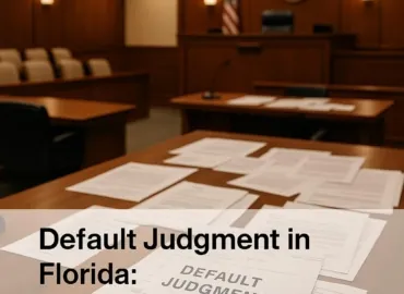 Default Judgment in Florida: How People Lose Without Ever Arguing