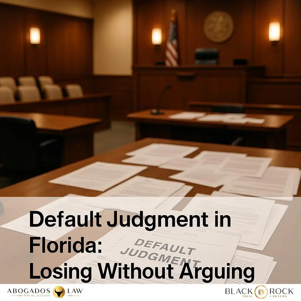 Default Judgment in Florida: How People Lose Without Ever Arguing