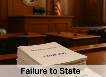 ‘Failure to State a Cause of Action’: What That Really Means