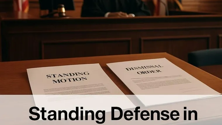 Standing: The Sneaky Defense That Can End a Case Early