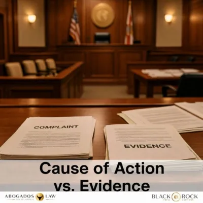 Cause of Action vs. Evidence: Don’t Confuse the Two