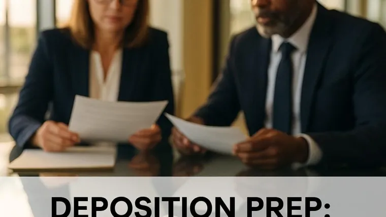Deposition Prep: The Rule-Answer the Question, Then Stop