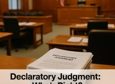 Declaratory Judgment: The Lawsuit That Asks ‘Who’s Right?’