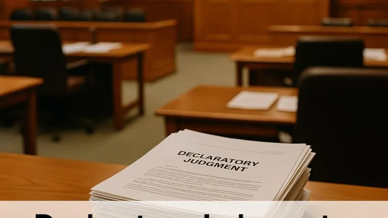 Declaratory Judgment: The Lawsuit That Asks ‘Who’s Right?’