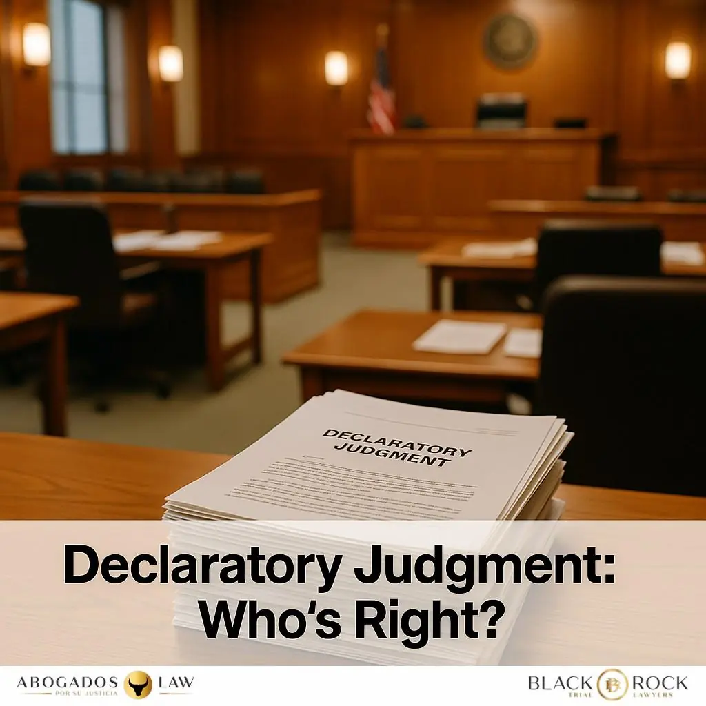 Declaratory Judgment: The Lawsuit That Asks ‘Who’s Right?’