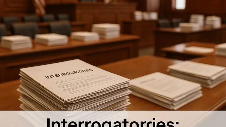 Interrogatories: Written Questions That Lock Parties Into a Story