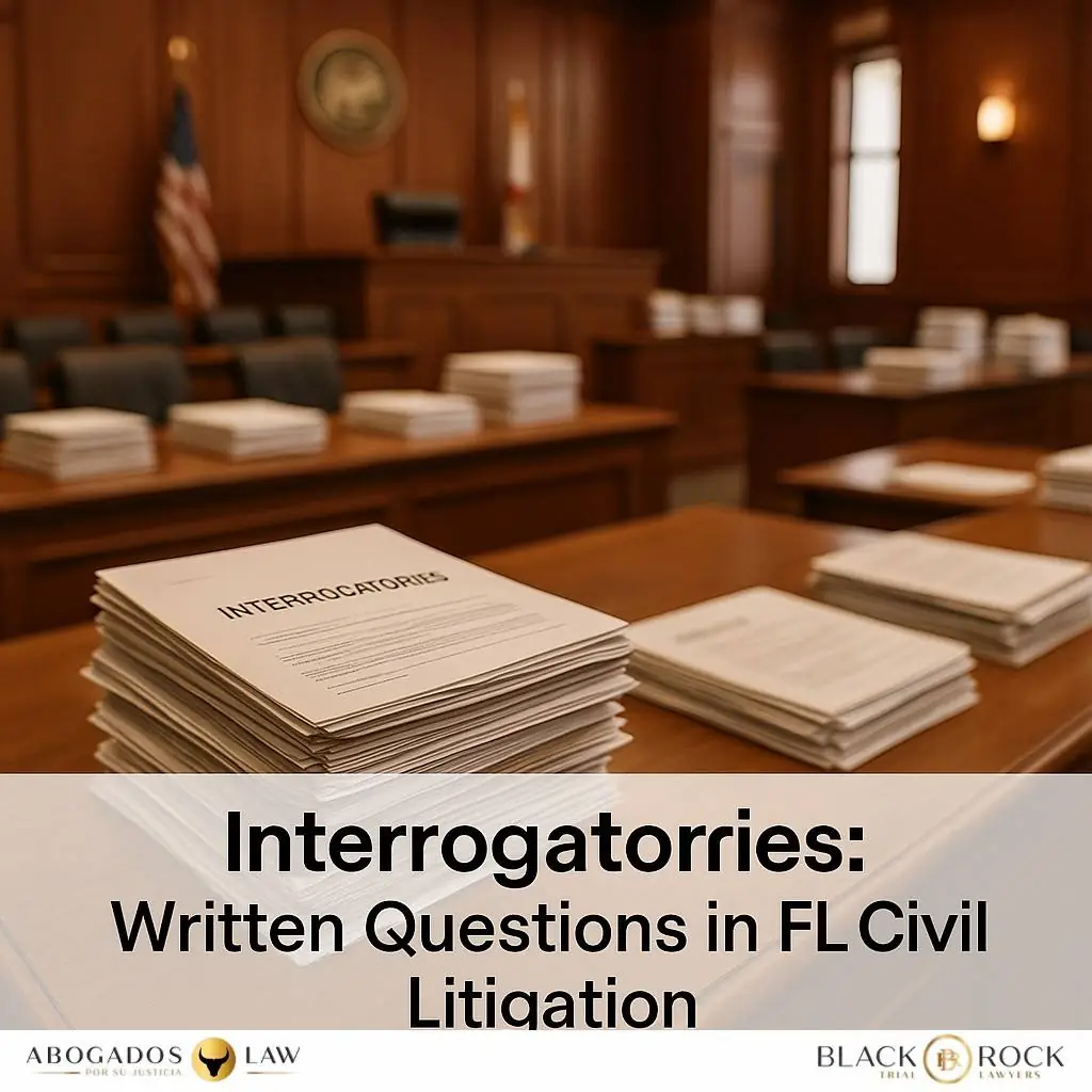 Interrogatories: Written Questions That Lock Parties Into a Story