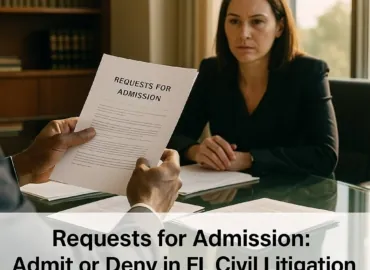 Requests for Admission: The ‘Admit or Deny’ Tool That Narrows the Fight