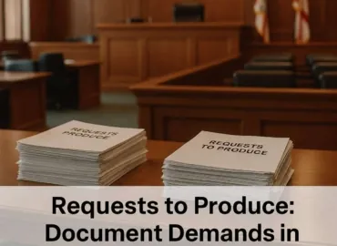 Requests to Produce: The Document Demands That Expose the Truth