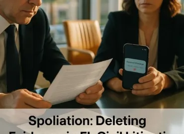 Spoliation in Florida: How Deleting Evidence Backfires
