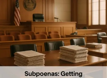 Subpoenas: How to Get Records From Banks, Vendors, and Third Parties