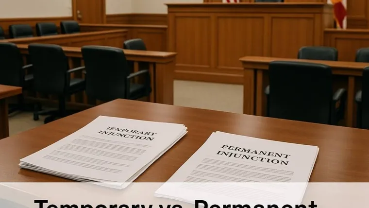 Temporary Injunction vs. Permanent Injunction: Know the Difference
