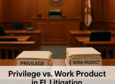 Attorney-Client Privilege vs. Work Product: Not the Same Thing