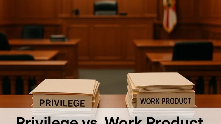Attorney-Client Privilege vs. Work Product: Not the Same Thing
