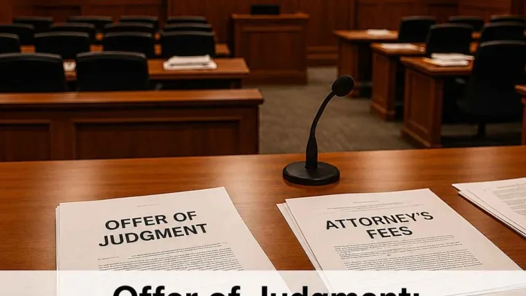 Offer of Judgment Math: When ‘Beating’ the Offer Triggers Fees