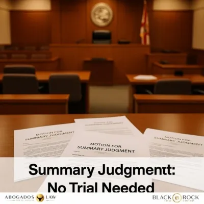 Motion for Summary Judgment: The ‘No Trial Needed’ Motion Explained