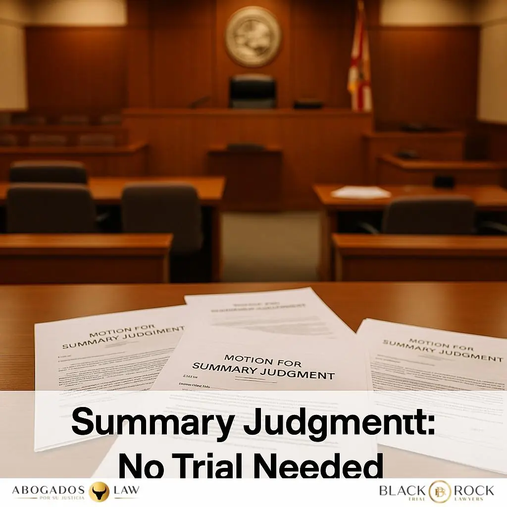 Motion for Summary Judgment: The ‘No Trial Needed’ Motion Explained