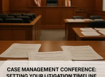Case Management Conferences: The Hearing That Sets Your Case’s Pace