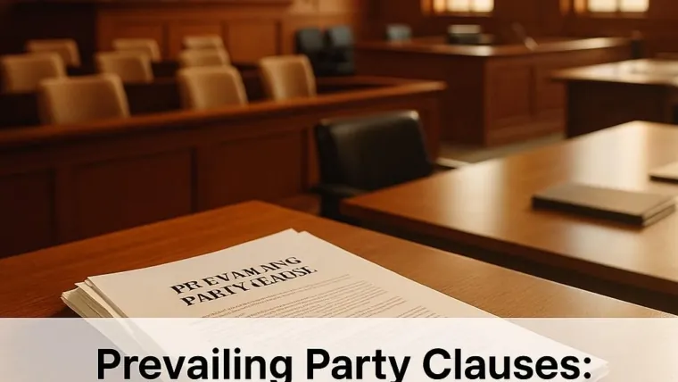 Prevailing Party Clauses: How Contracts Decide Who Pays Fees