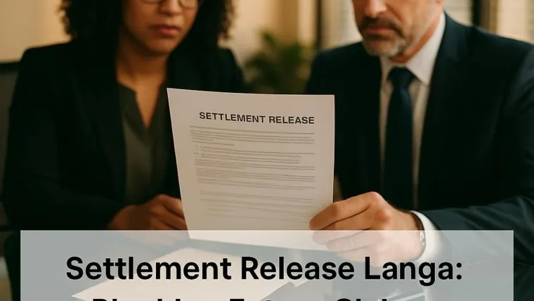 Settlement Releases: The One Paragraph That Can Block Future Claims