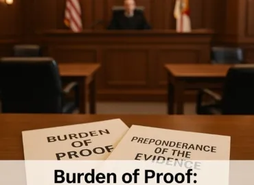 Burden of Proof in Civil Cases: ‘Preponderance’ Explained Simply