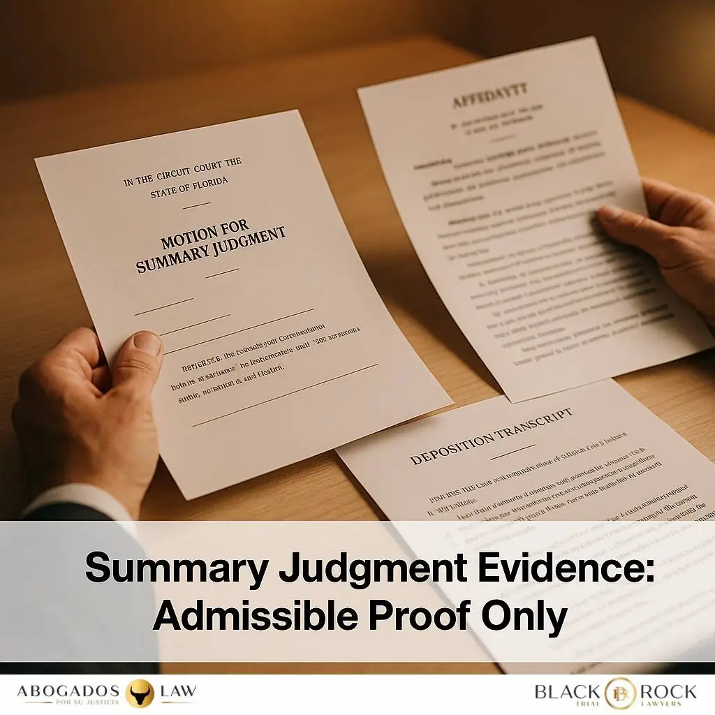 What Evidence Counts at Summary Judgment? (Hint: Not Just Arguments)