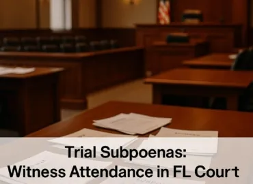 Trial Subpoenas: Getting Witnesses in the Room