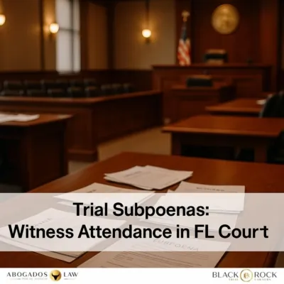Trial Subpoenas: Getting Witnesses in the Room
