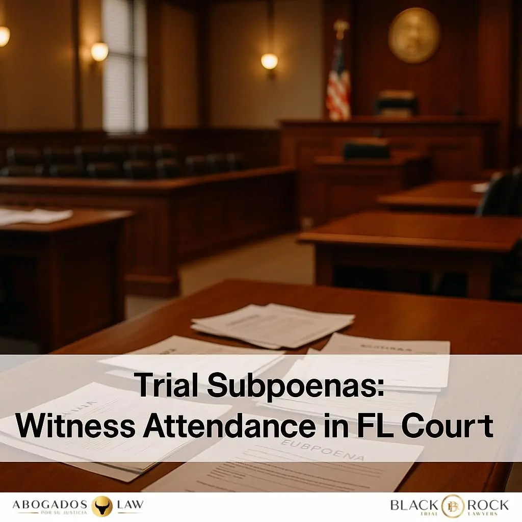 Trial Subpoenas: Getting Witnesses in the Room