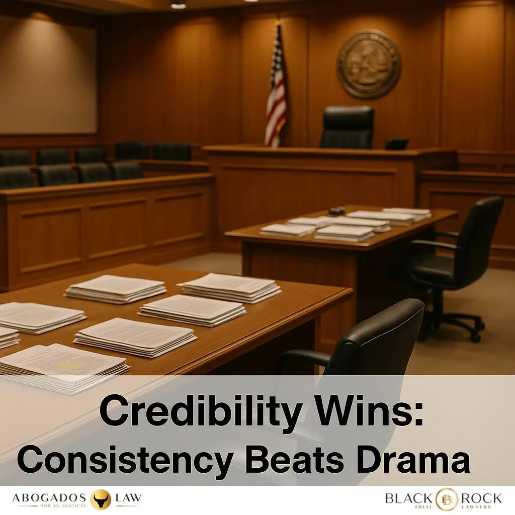 Credibility Wins: Why Consistency Beats Drama in Court