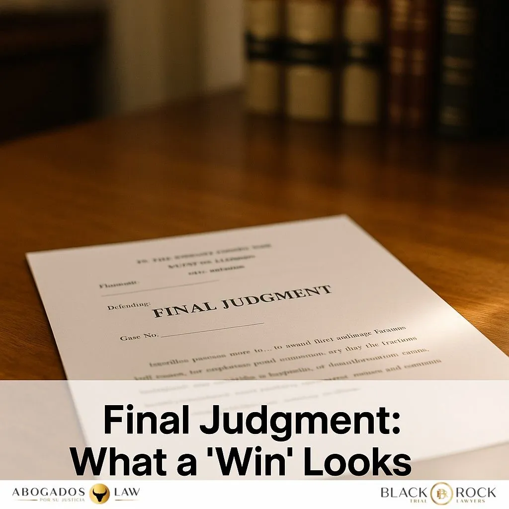 Final Judgment: What a ‘Win’ Actually Looks Like on Paper