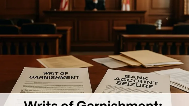 Writs of Garnishment: Taking Money From Bank Accounts (Legally)