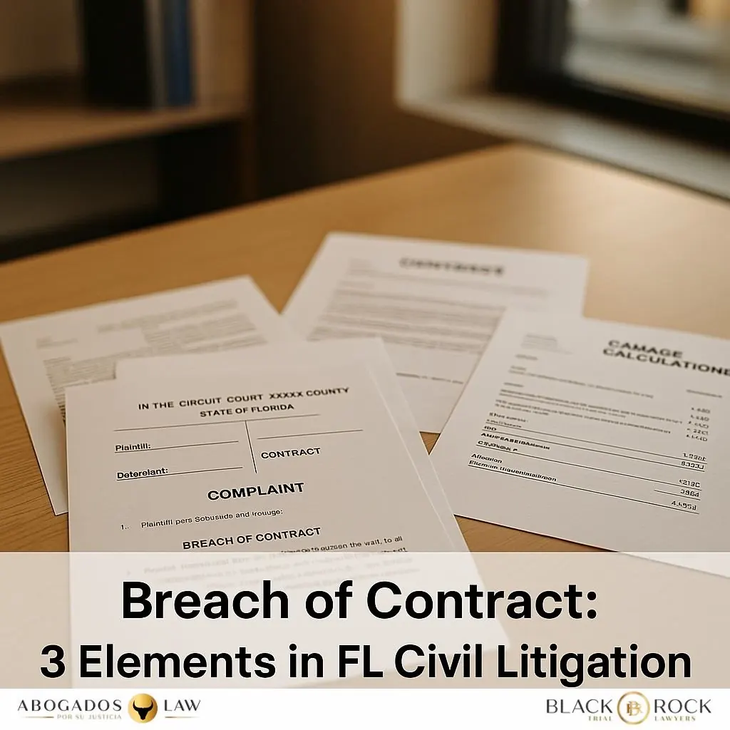 Breach of Contract: The 3 Elements Every Florida Plaintiff Must Prove
