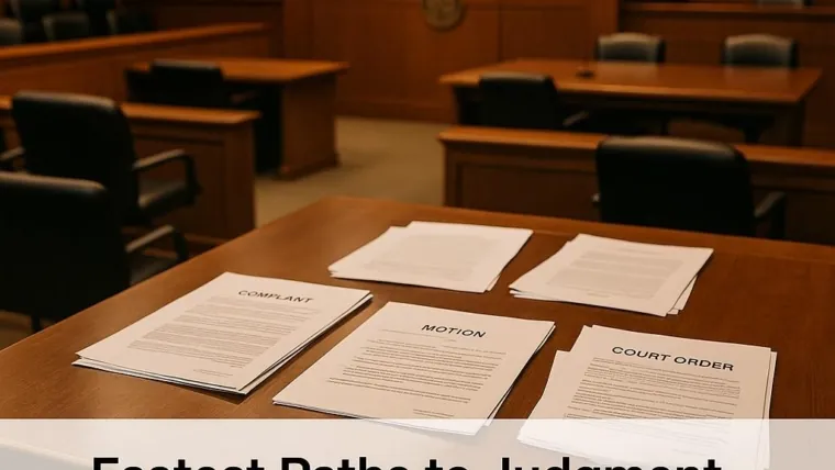 Business Collections: The Fastest Path to Judgment Isn’t Always ‘Trial’
