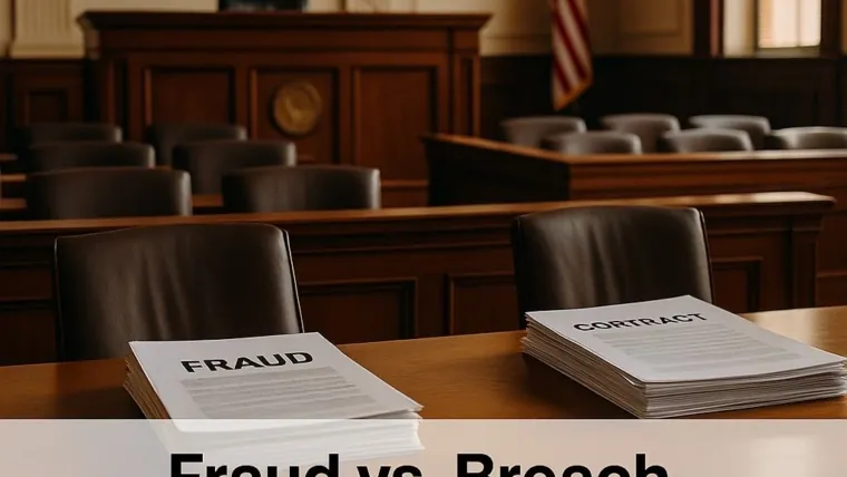 Fraud vs. Breach of Contract: Why You Can’t Just ‘Add Fraud’