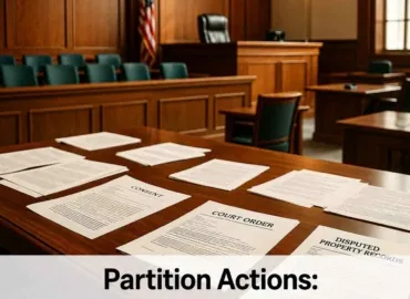 Partition Actions: When Co-Owners Fight Over Property