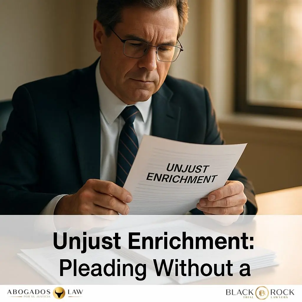 Unjust Enrichment: What to Plead When There’s No Contract