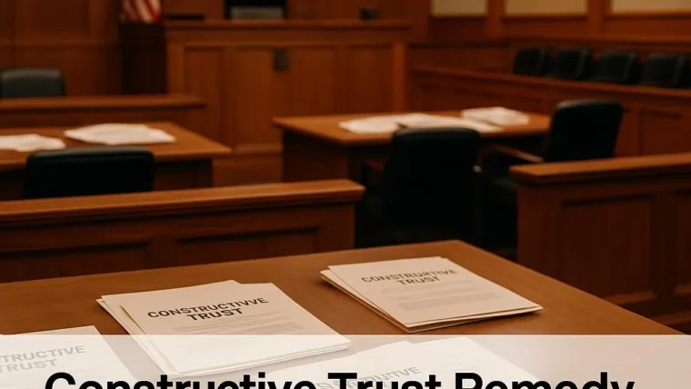 Constructive Trust: The Remedy for ‘That Money Is Really Mine’