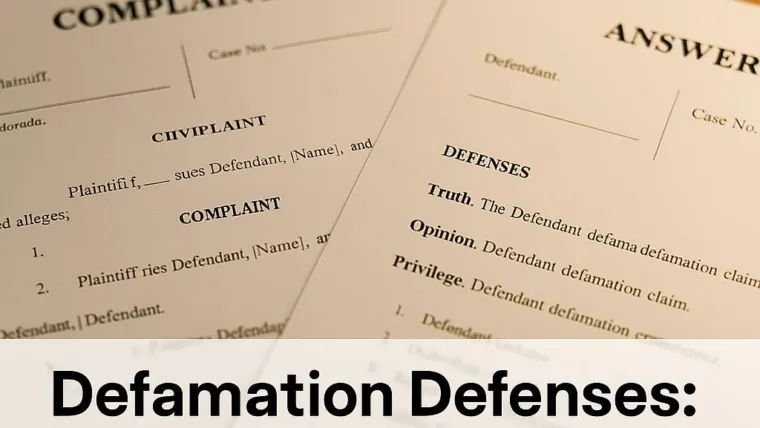 Defamation Defenses: Truth, Opinion, and Privilege-Explained