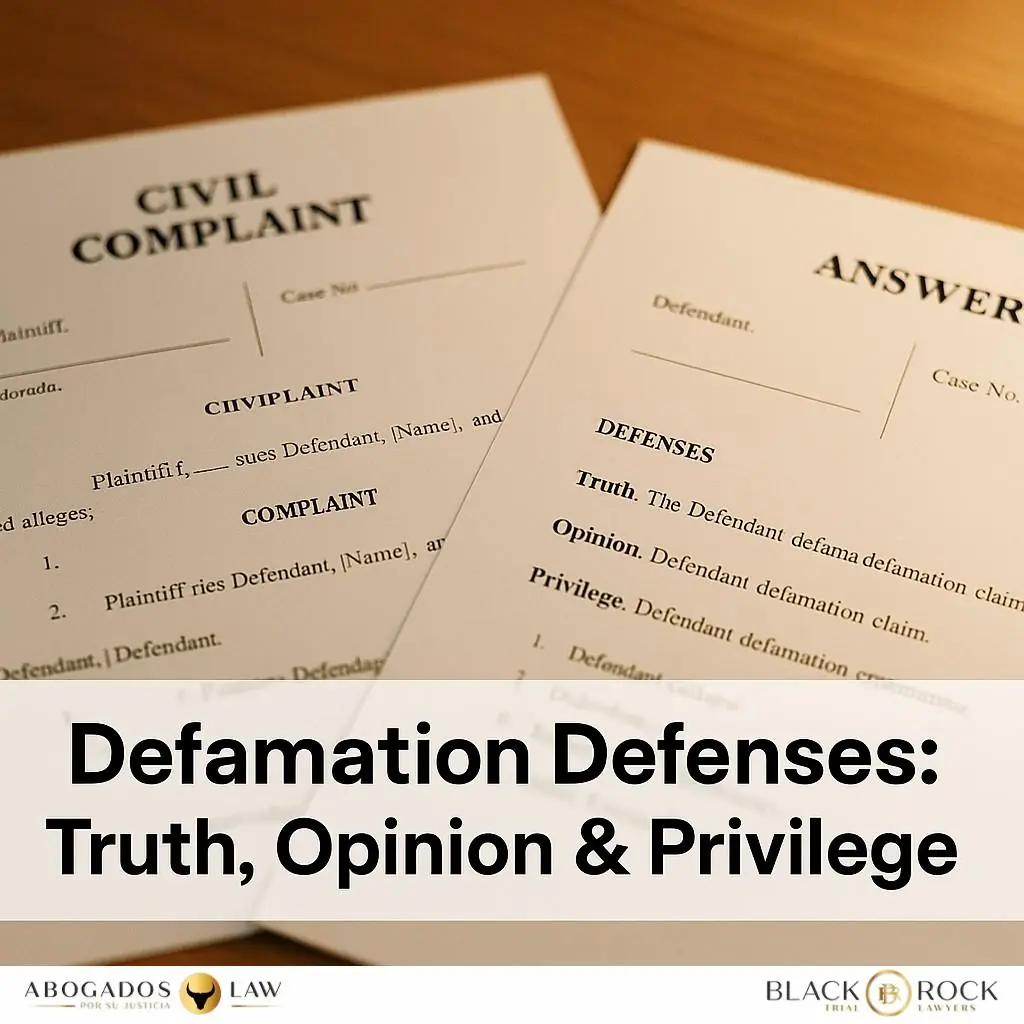 Defamation Defenses: Truth, Opinion, and Privilege-Explained