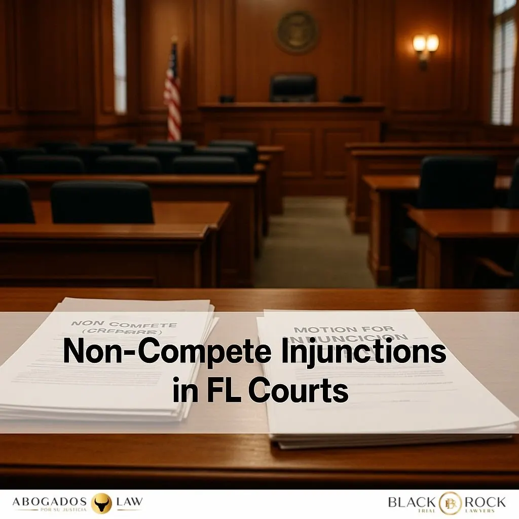 Non-Compete Litigation: Injunction Strategy in Florida Courts