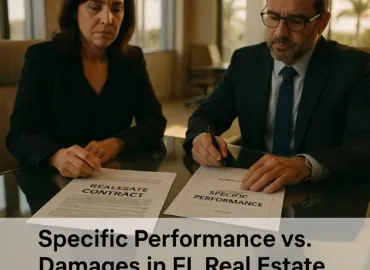 Real Estate Contract Disputes: Specific Performance vs. Damages in Florida