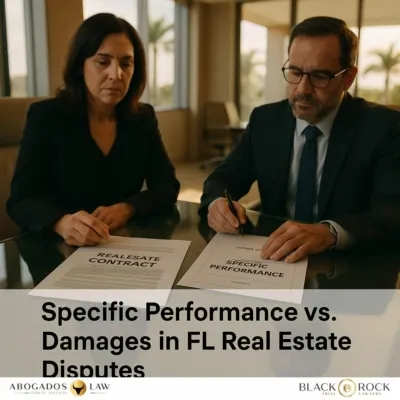 Real Estate Contract Disputes: Specific Performance vs. Damages in Florida