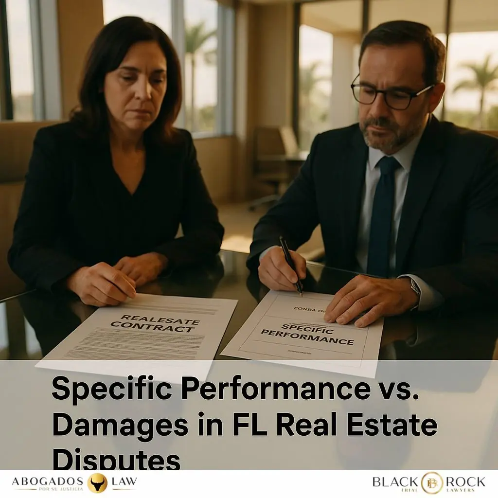 Real Estate Contract Disputes: Specific Performance vs. Damages in Florida